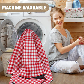 G GOOD GAIN picnic blanket machine washable for quick cleanup.