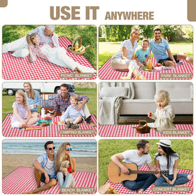 G GOOD GAIN picnic blanket versatile for camping, hiking, or travel.