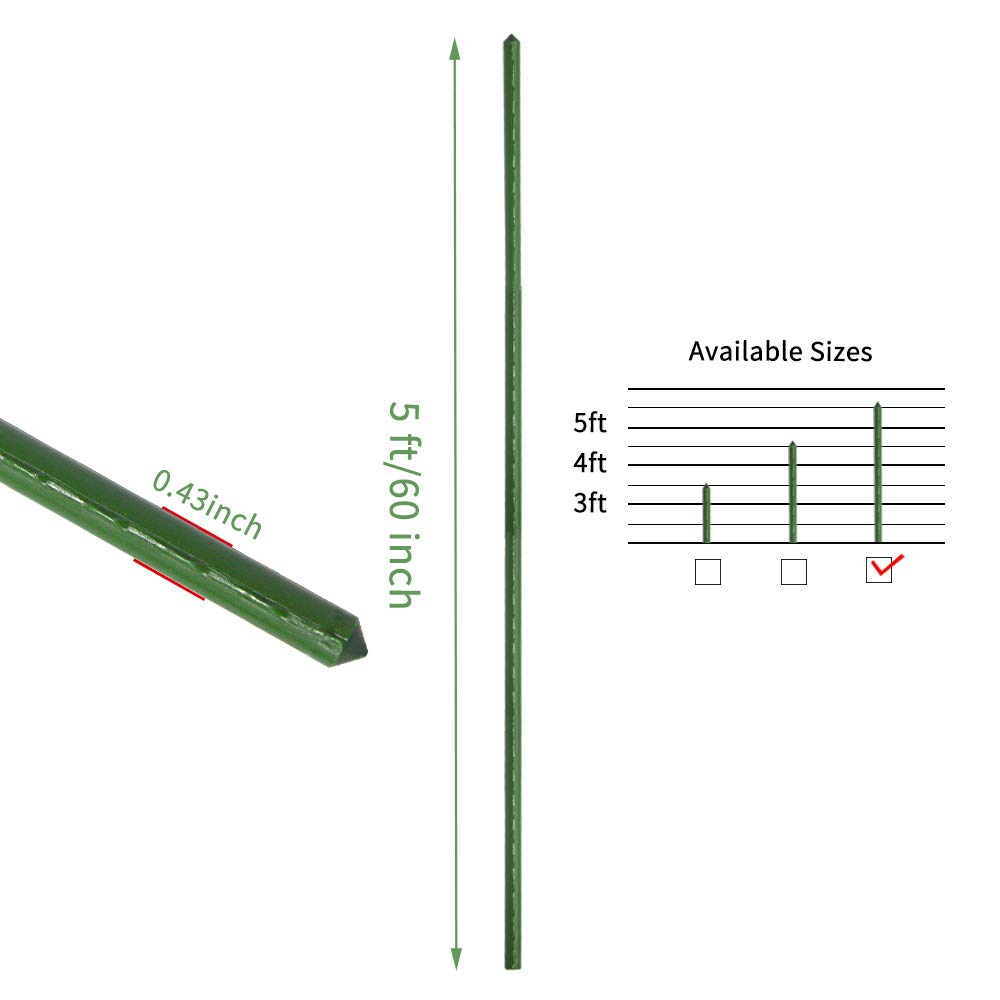 G-LEAF 25-pack garden stakes ready for tomato support