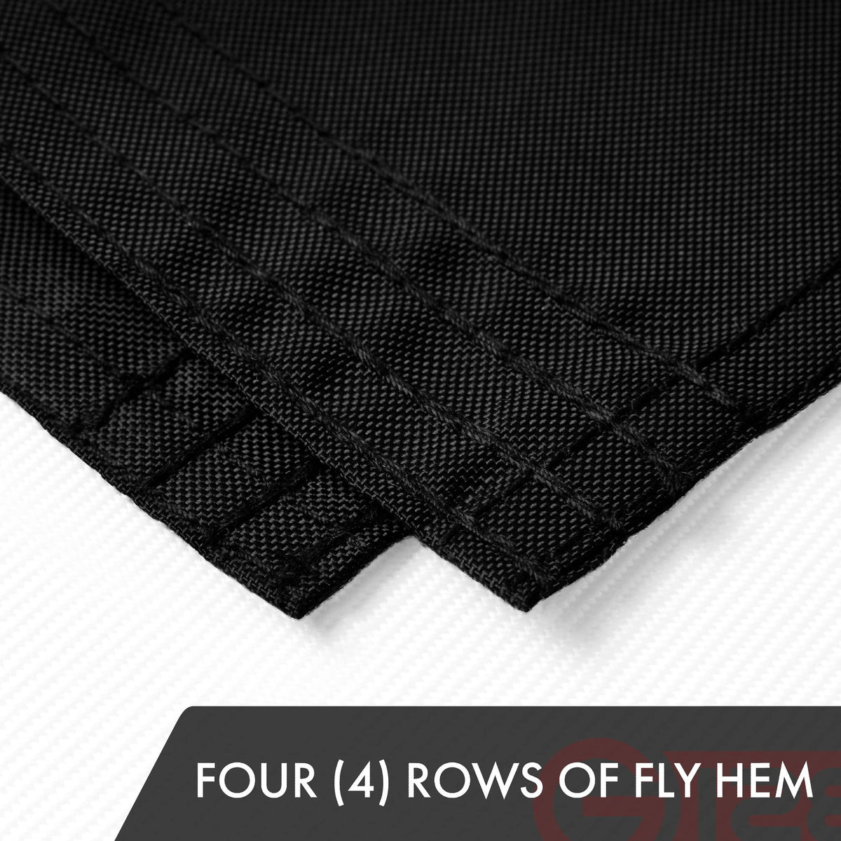G128 210D polyester fabric close-up demonstrates durable material.