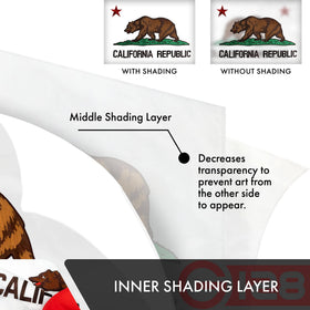 G128 double-sided reading thanks to two embroidered layers.