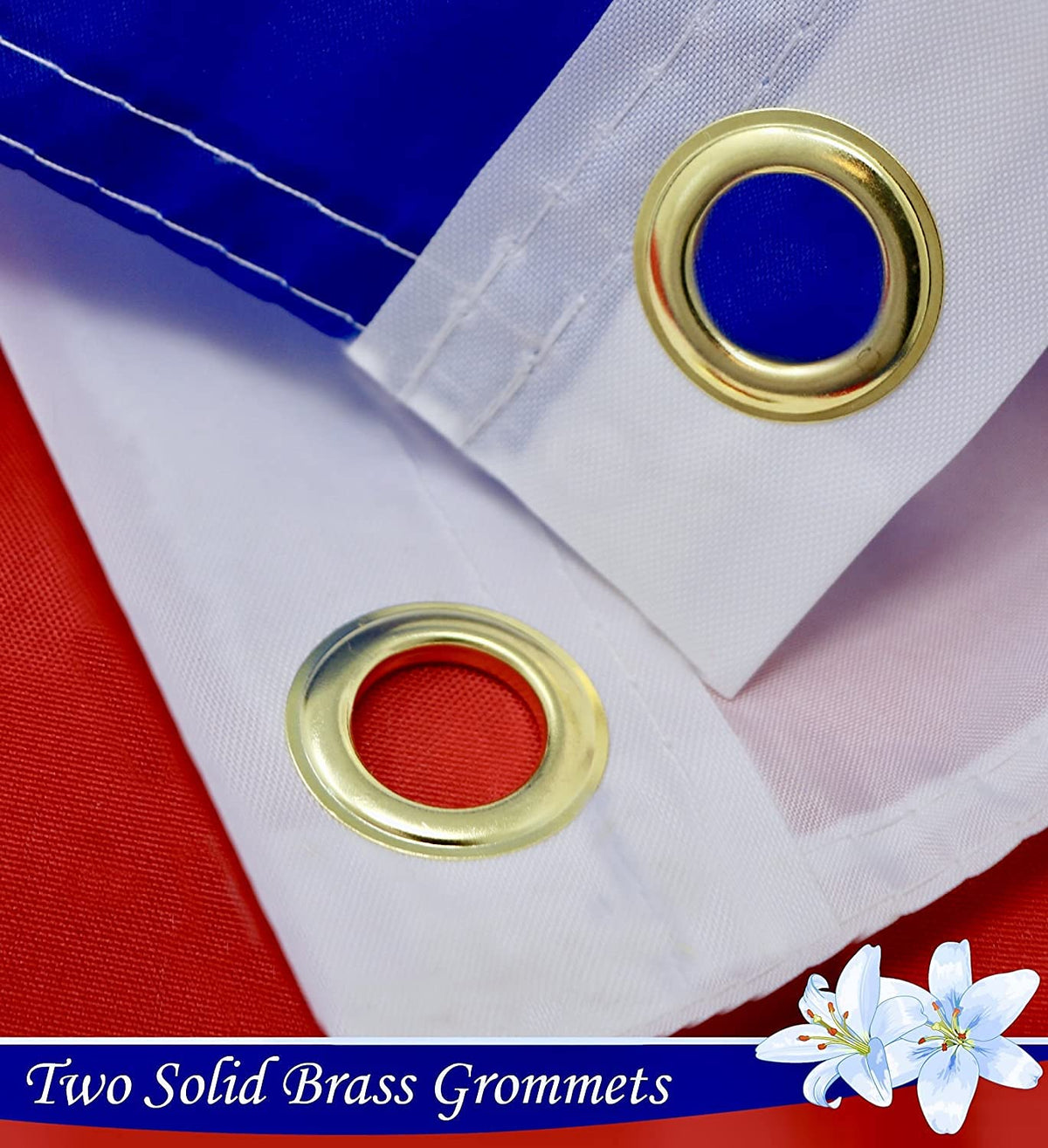 G128 Christian Flag features a bold cross design in vivid colors for meaningful display.