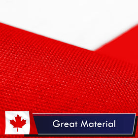G128 flag with double-needle stitching for durable daily use