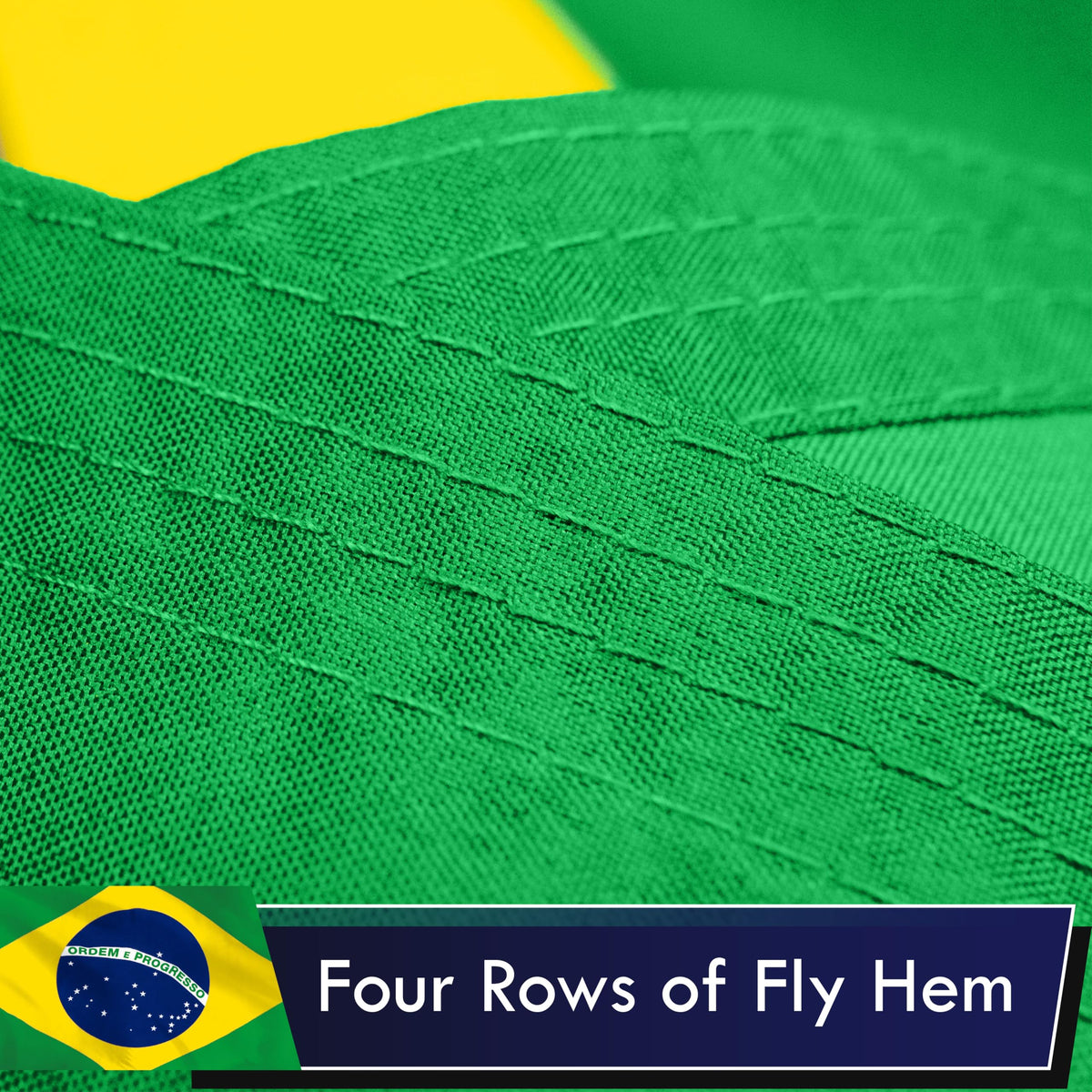 Heavy-duty canvas heading provides stability for steady mounting.