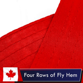 G128 flag suitable for indoor and outdoor display setups