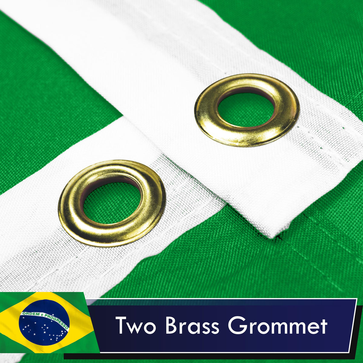 G128 LiteWeave Series flag on 100D polyester for durable use.