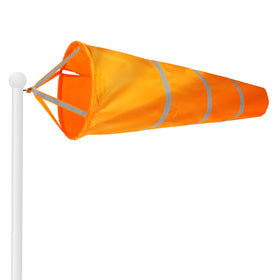 G128 orange windsock 30-inch clearly shows wind direction for outdoor setups.