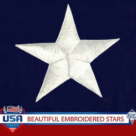 G128 deluxe flag suitable for outdoor and indoor displays in various spaces.