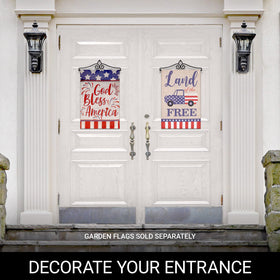 G128 rust and fade resistant coating protects flags in any weather.
