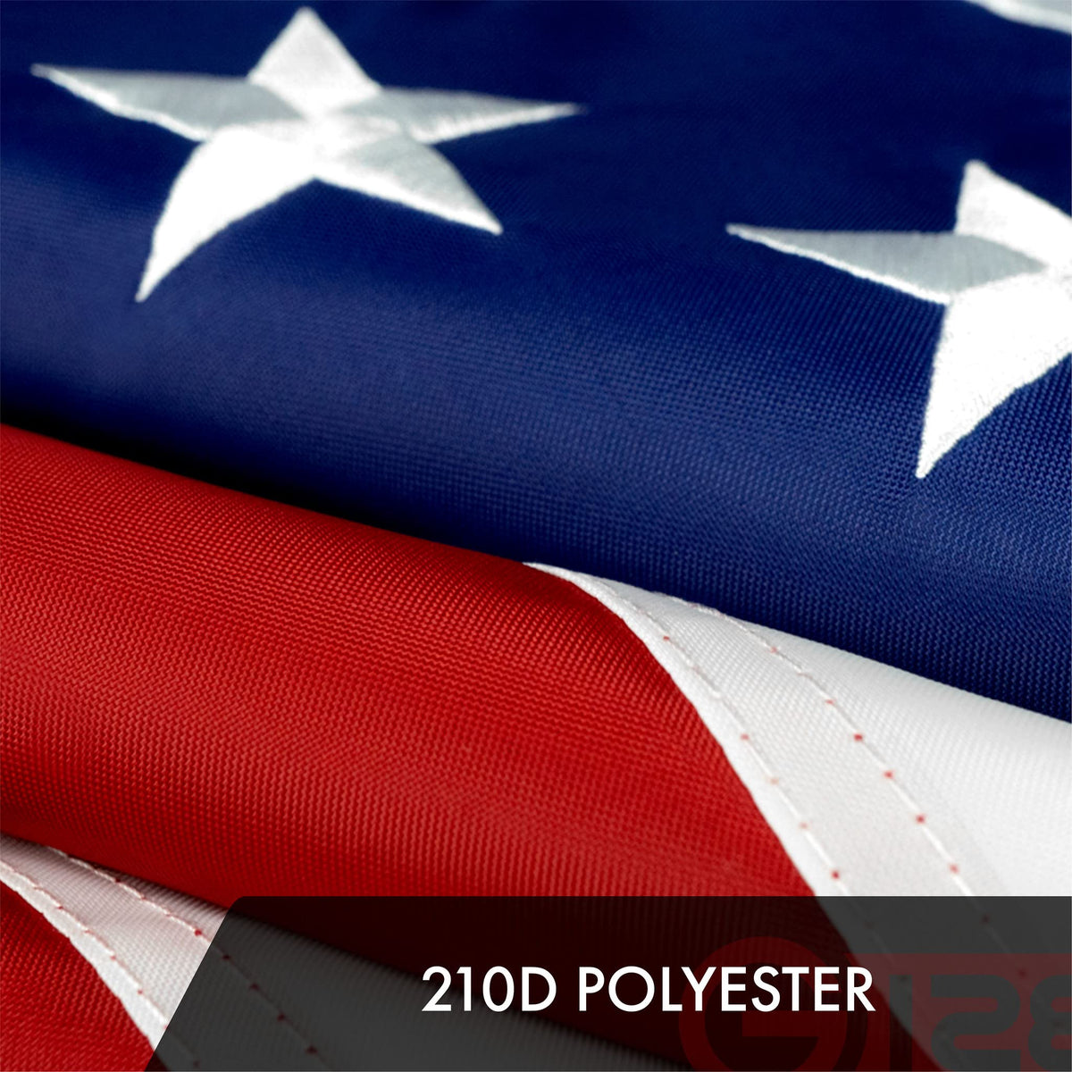 G128 sewn stripes provide long-lasting strength against wear.