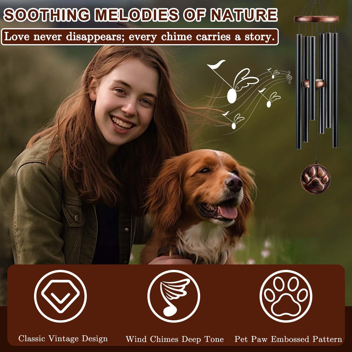 Gabzart durable aluminum tubes deliver deep tones for comforting listening moments