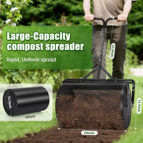 GADFISH 23-gallon hollow lawn roller delivering firm turf impact