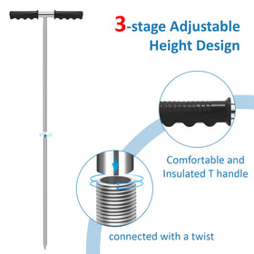 GADFISH stainless steel construction resists rust for long-term durability.