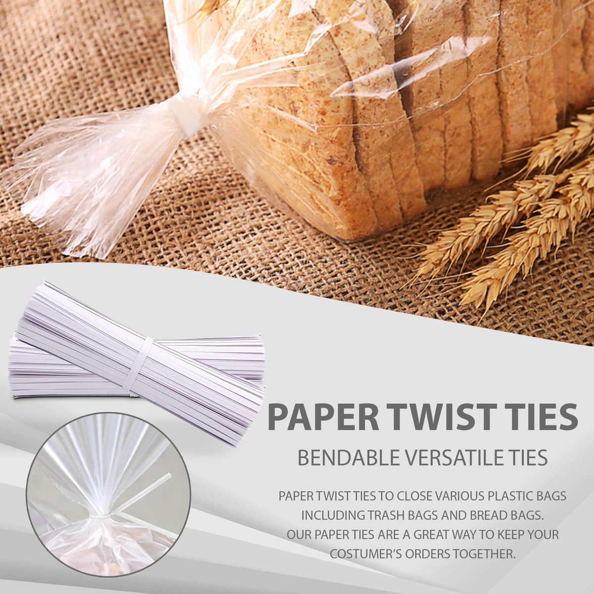 Gadget Beyond packaging seal bag ties for home and office use.