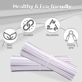 Gadget Beyond strong wire core twist tie for durable bag sealing.