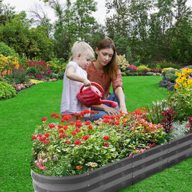 GADI raised bed shows side ventilation improving soil airflow for healthy roots.