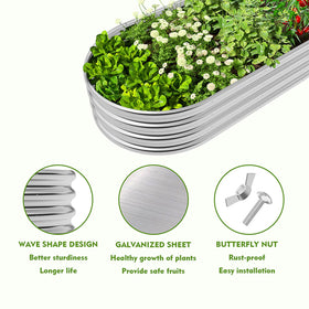 GADI galvanized steel construction resists weather and maintains form year after year.