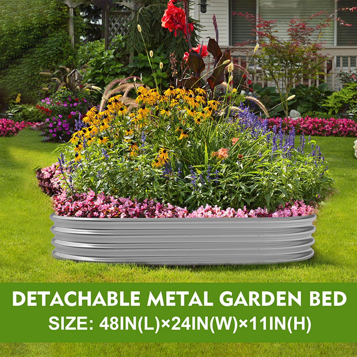 GADI open-bottom design promotes drainage and healthier root growth for vegetables.