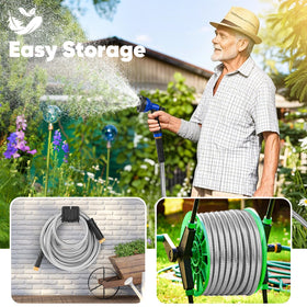 GAGALUGEC durable stainless-steel hose handles rough terrain and thorny plants