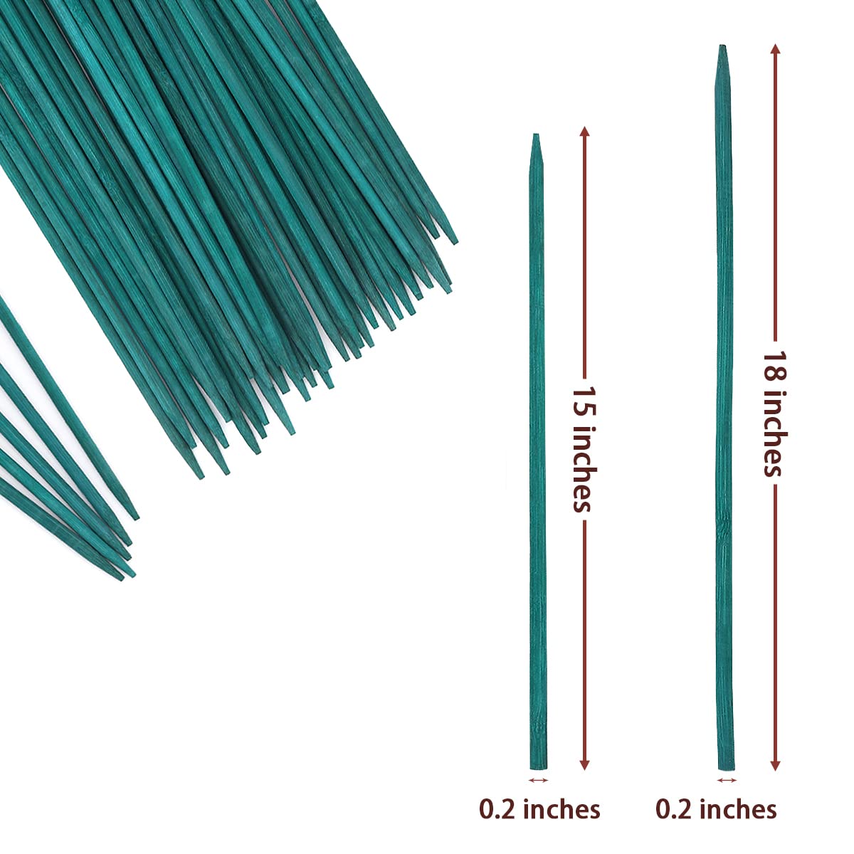 GAGINANG bamboo stakes provide sturdy support for indoor and outdoor plants.