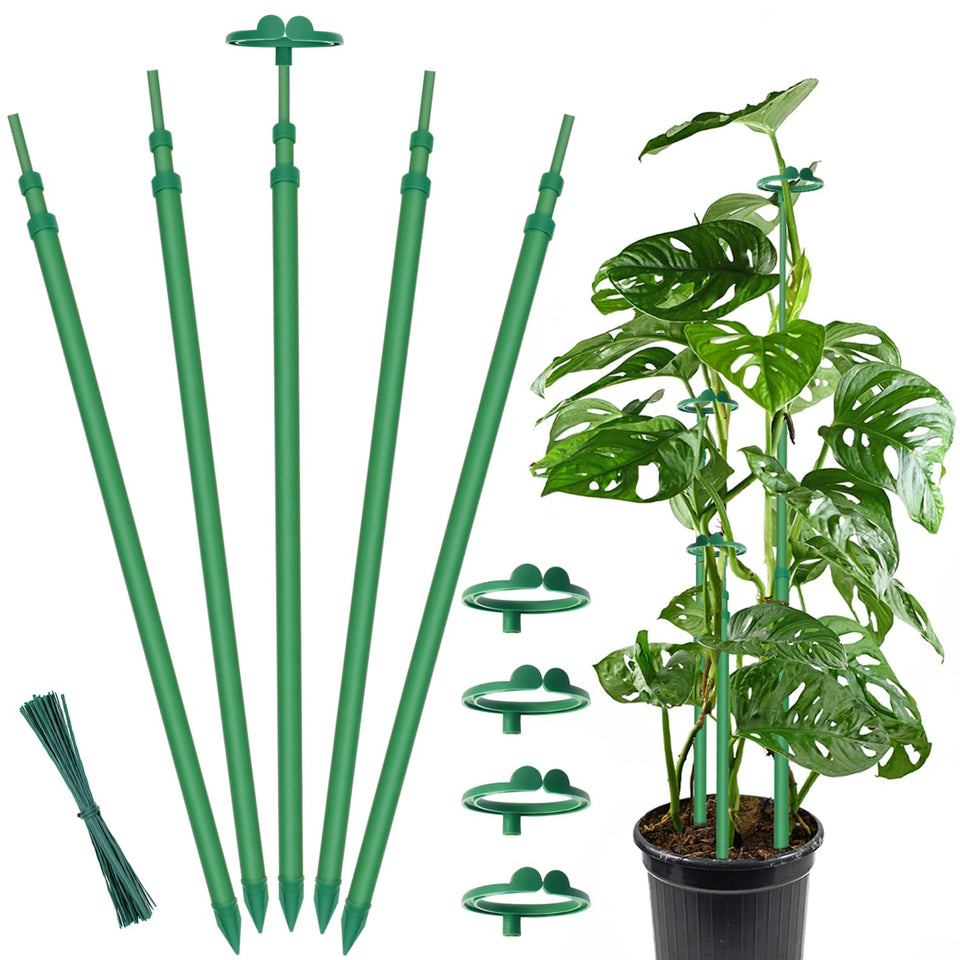 GAGINANG extendable plant stake with telescoping height adapts as plants grow
