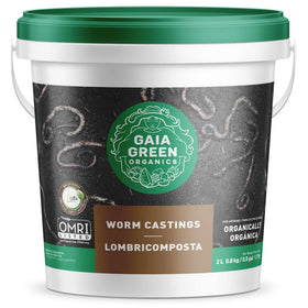 Gaia Green worm castings 2L bag enhances soil health for houseplants