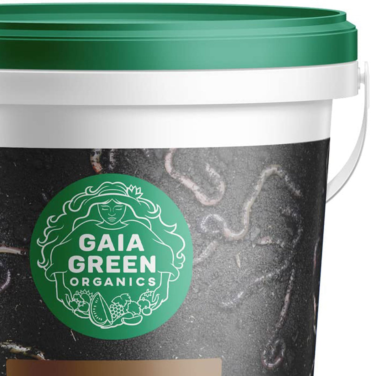Gaia Green worm castings 2L top dressing application simplifies feeding garden beds