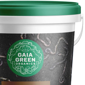 Gaia Green worm castings 2L top dressing application simplifies feeding garden beds