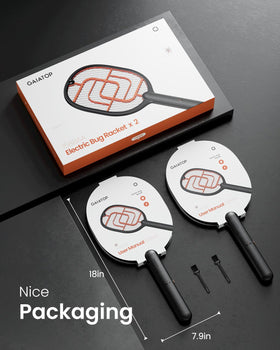 GAIATOP packaging includes zapper, brush, and manual.