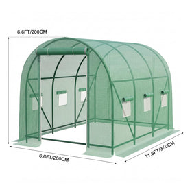 Gaildon greenhouse PE cover protects plants from frost, rain, and sun.