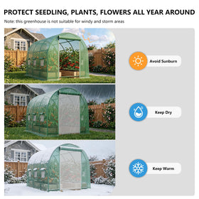 Gaildon reinforced frame enhances stability on windy days.