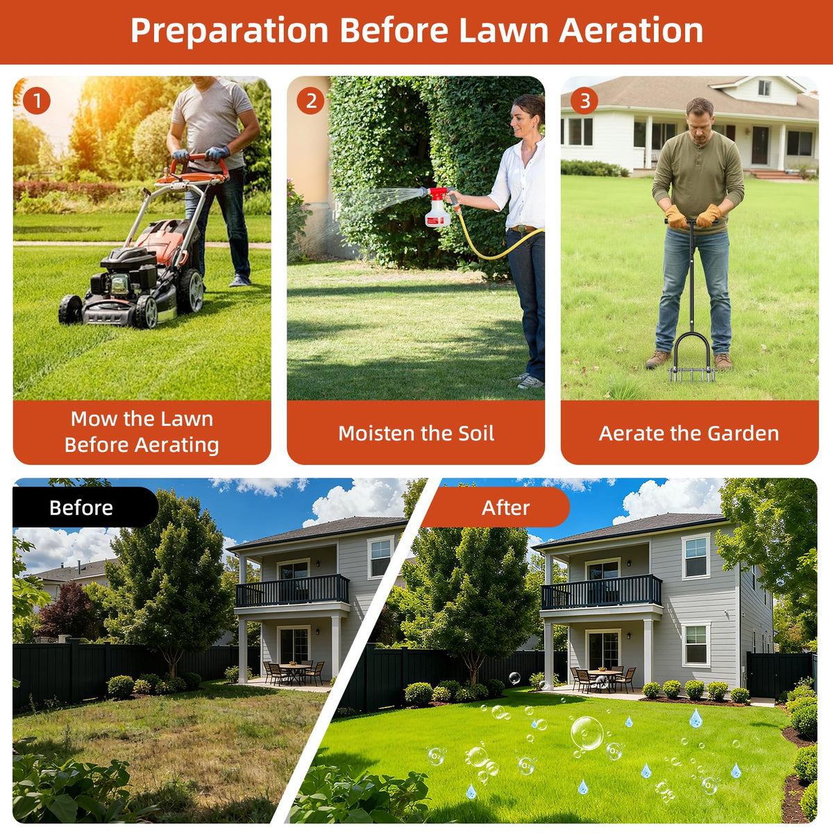 GAINO automatic dirt ejection helps clear debris during use.