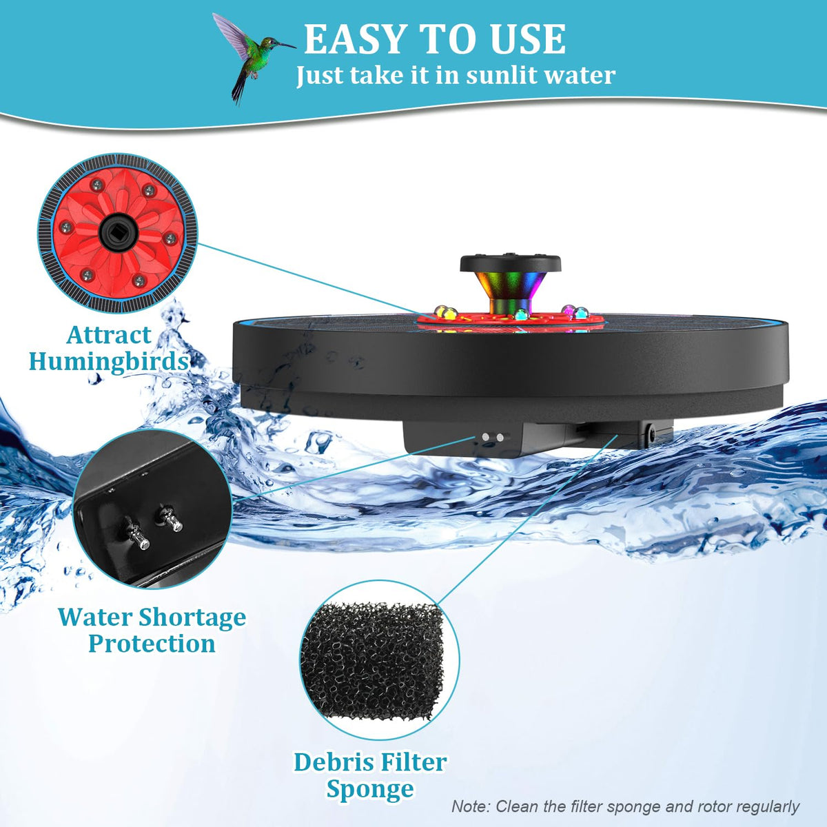 GAIZERL eight spray patterns offering versatile water effects