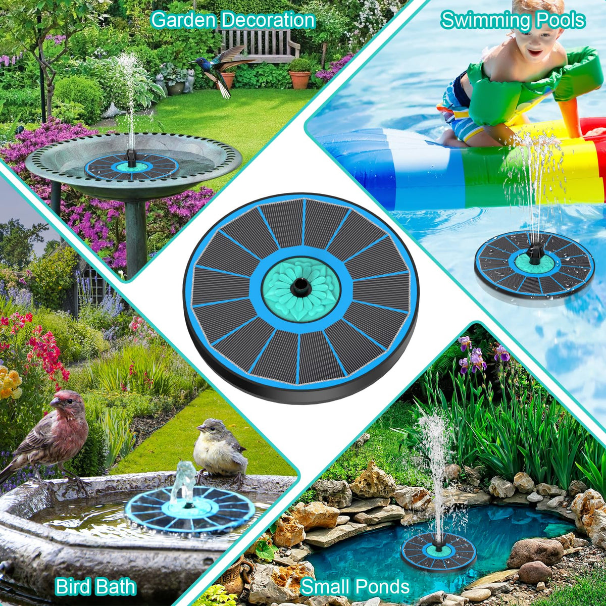 GAIZERL fixed pipes stabilize spray for tidy displays.