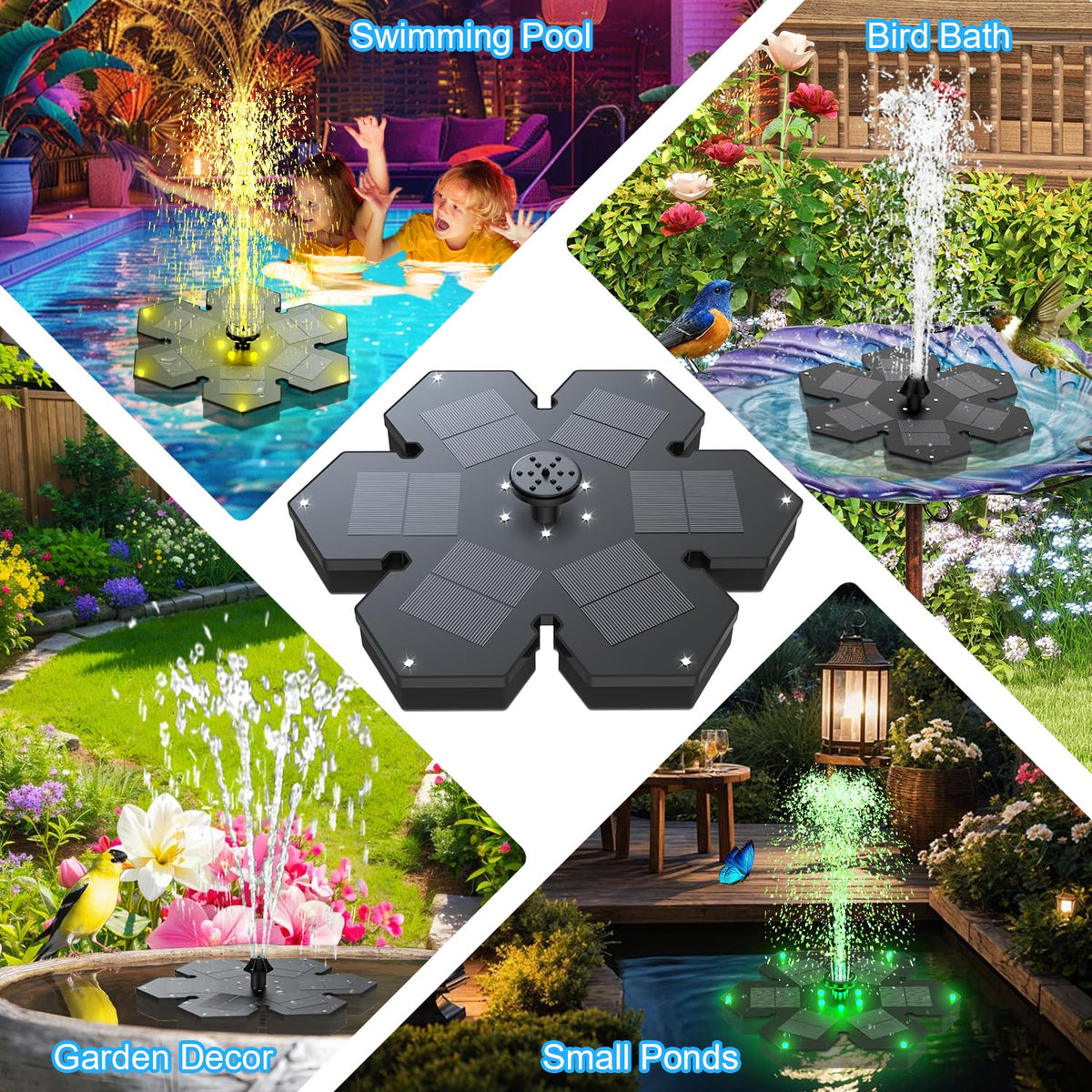 GAIZERL fountain base with stable pipes reduces spills and wobble.