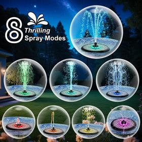 GAIZERL four-arm stabilizer keeps fountain steady in ponds and bird baths