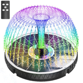 GAIZERL remote control in hand enables easy fountain adjustments from your garden