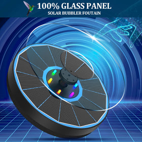 GAIZERL Solar Fountain 8 spray modes with multiple patterns