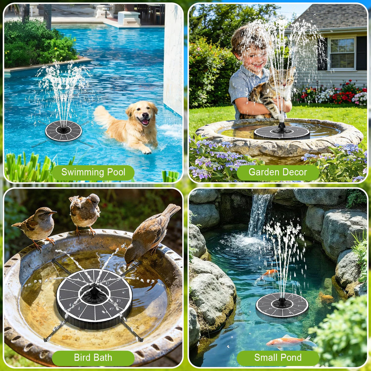 Outdoor-ready GAIZERL fountain enhances garden ambiance with bird-friendly spray.