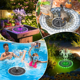 GAIZERL fountain with fixer rods keeps water features steady in wind