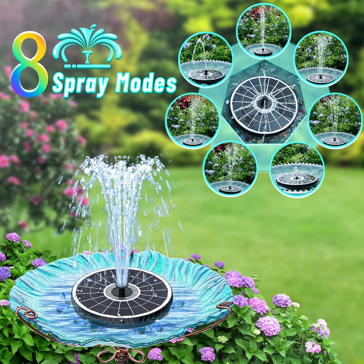 GAIZERL sturdy four-pipe design keeps the fountain stable outdoors