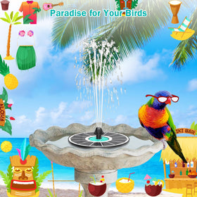 GAIZERL sun powered water feature ideal for ponds and pools