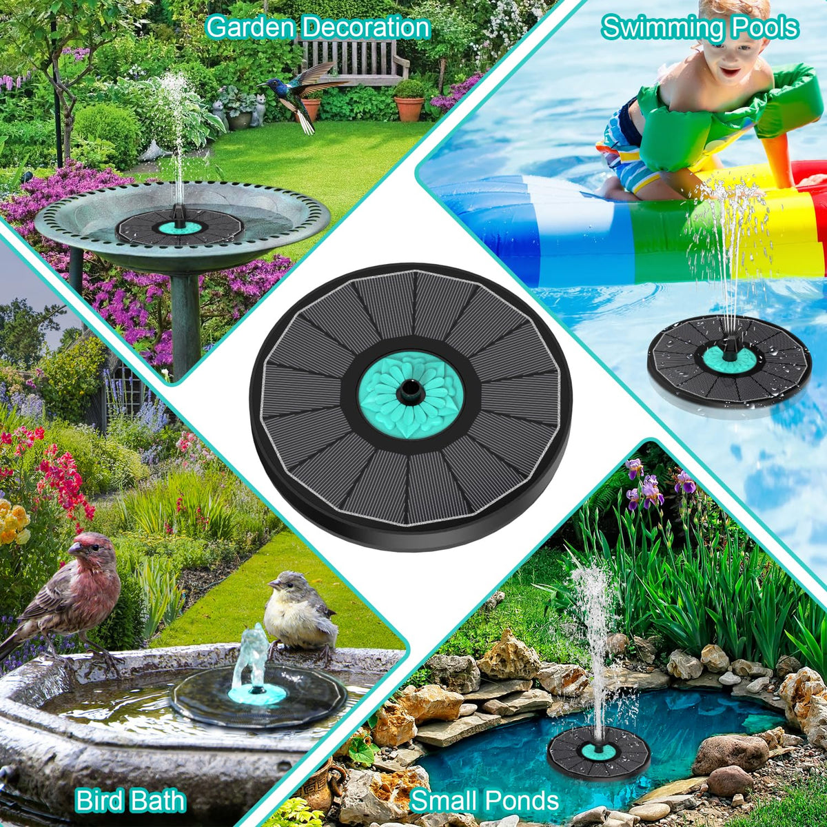GAIZERL three filter sponges protect water quality and extend life.