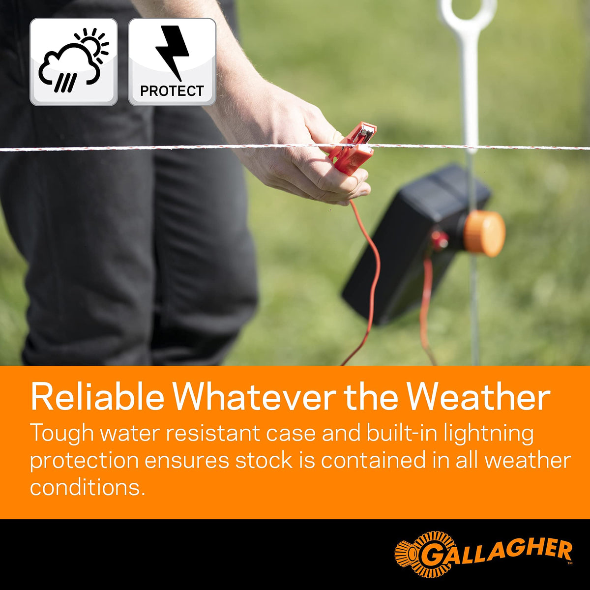 Gallagher S12 weather-ready enclosure demonstrates rugged outdoor durability
