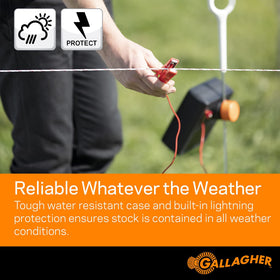 Gallagher S12 weather-ready enclosure demonstrates rugged outdoor durability