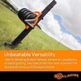 Gallagher Smart Fence 2 quick-install setup enables temporary paddocks during events.