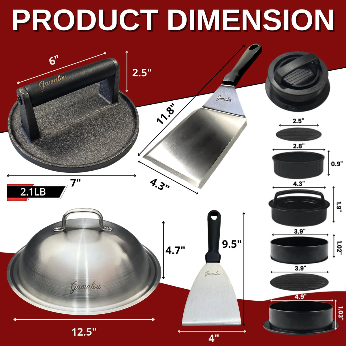 Gamalou 12-inch melting dome traps heat for fast cheese melt