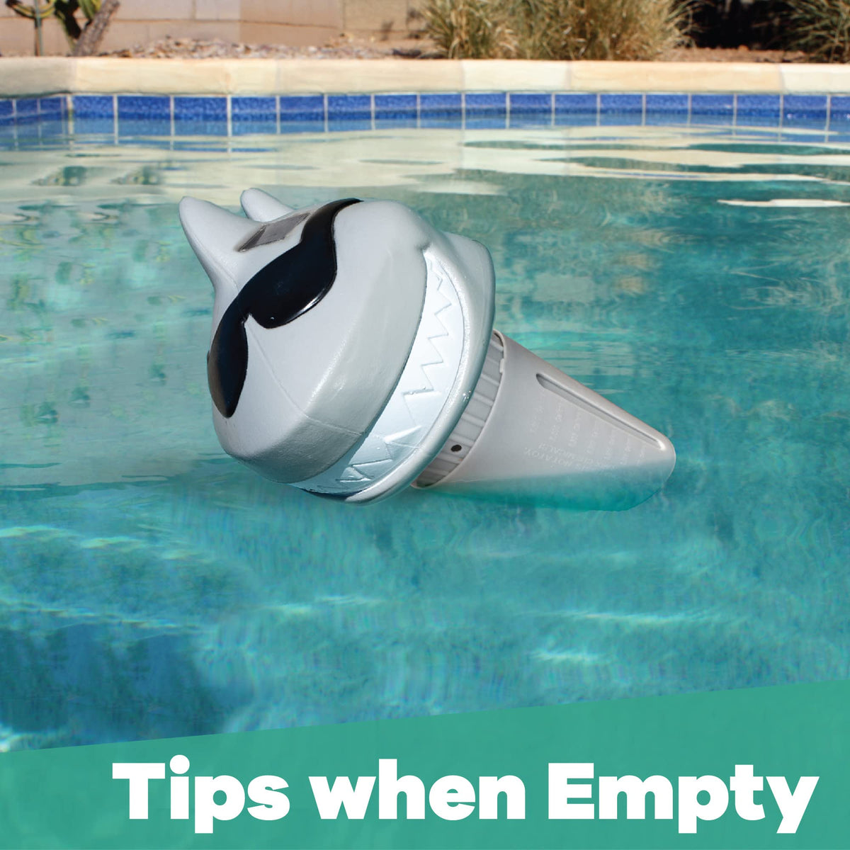 GAME adjustable chlorine release ring makes tuning for pool size easy