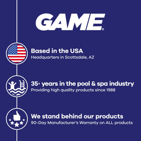Compatible with above-ground and in-ground pools for versatile use