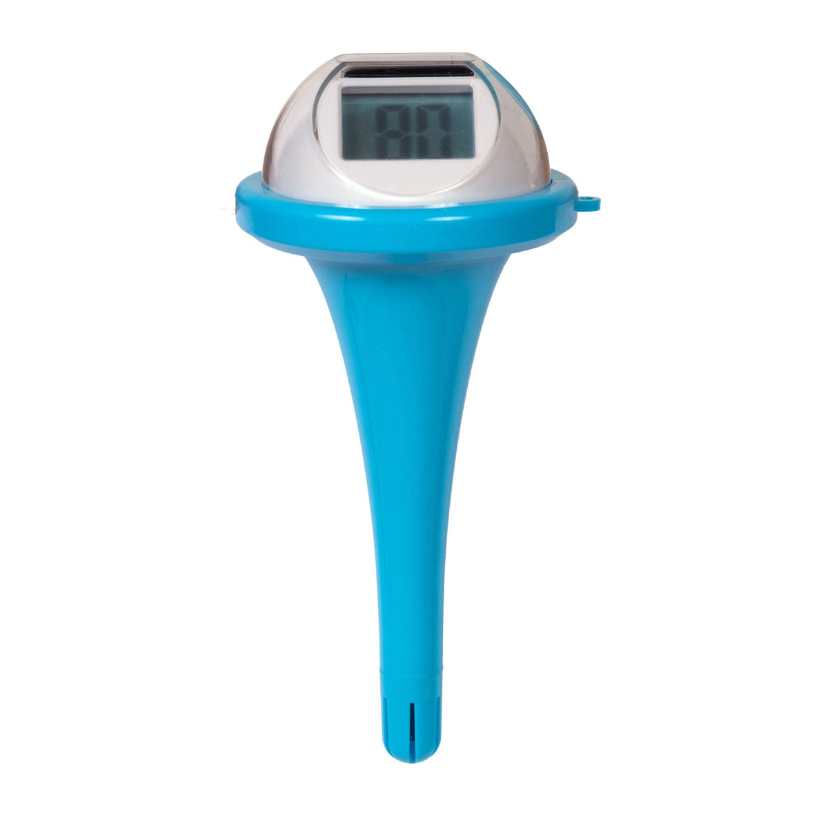 GAME pool thermometer with large display shows clear water temps from shore